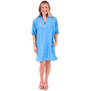 Emily McCarthy Poppy Dress, Flight Blue, Medium NWT